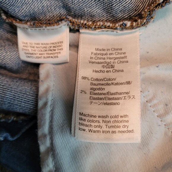 J Crew Jeans 27 P Slim Broken In Boyfriend Mid Rise Ripped Medium Light Wash - Picture 6 of 12